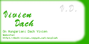 vivien dach business card